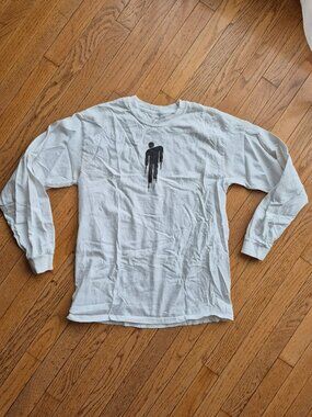 Billie Eilish Long Sleeve White T Shirt Medium